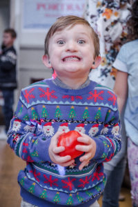 Excited Child, South London & Surrey 2014 Christmas Party
