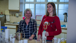 Making tea at the 2014 Christmas Party South London & Surrey Branch
