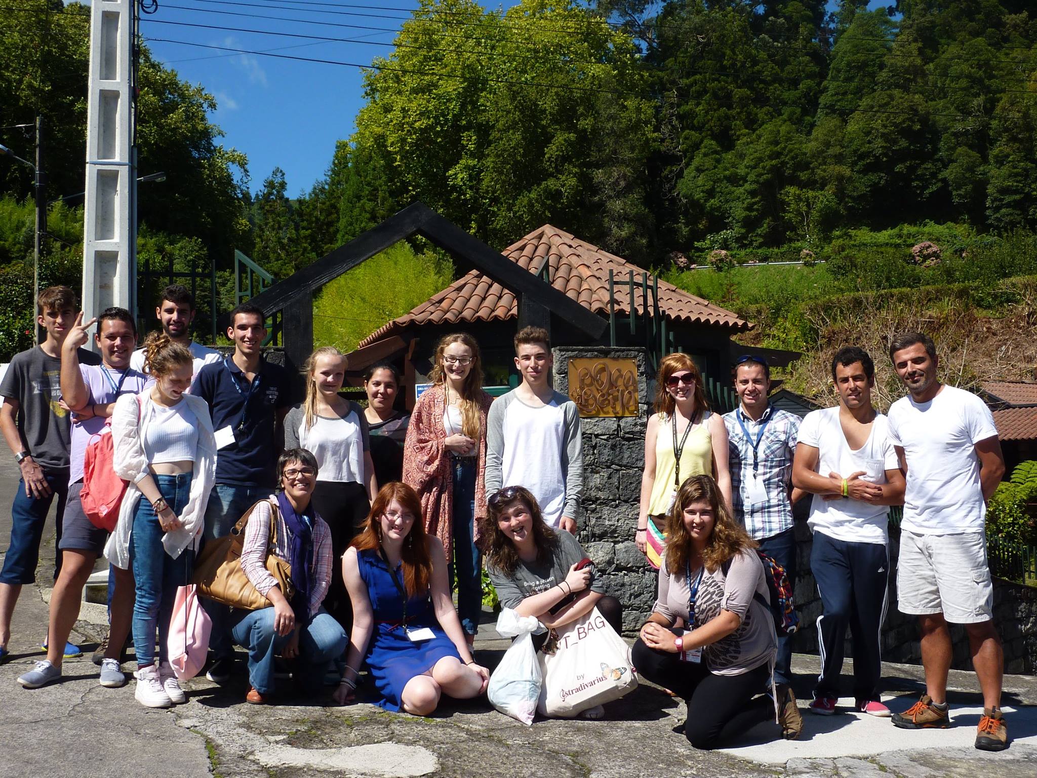 The group in the Azores, Portugal.