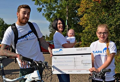 14 year old Claire and her brother in law Gary