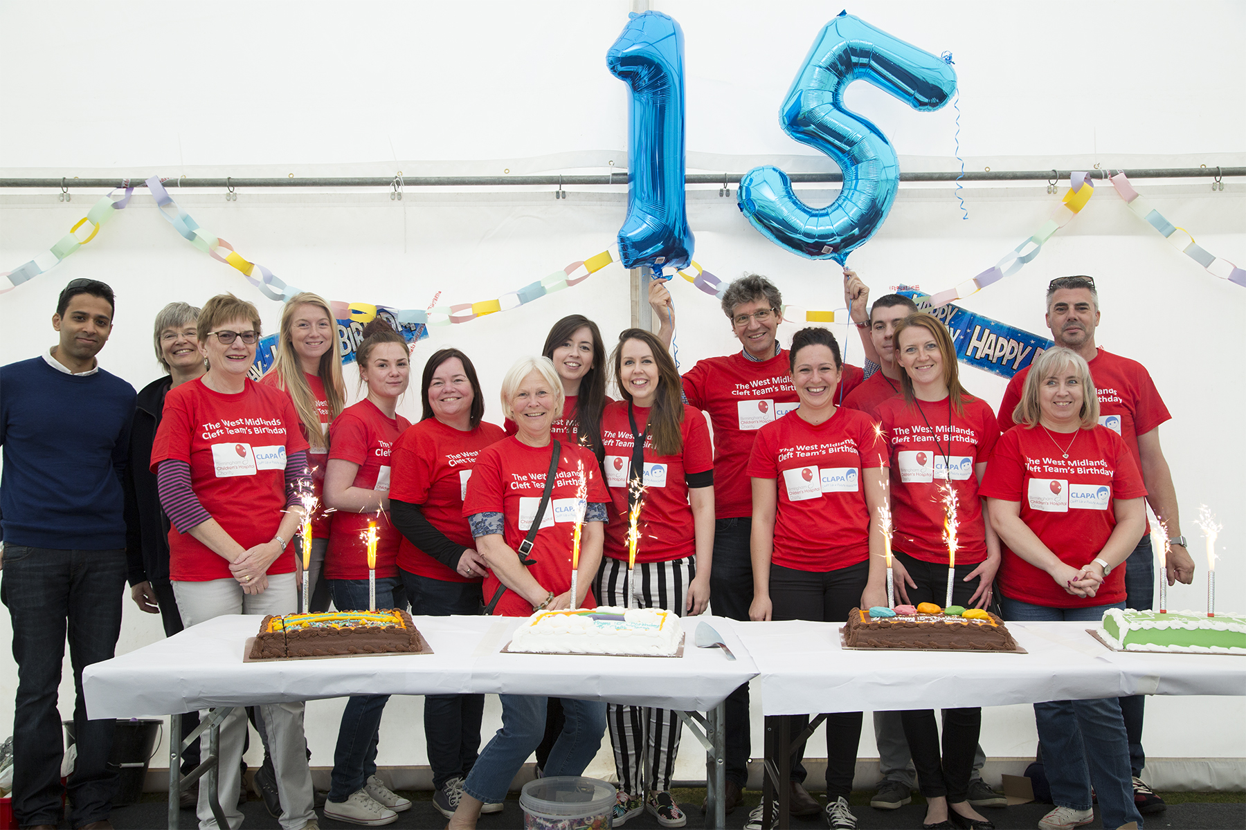 A birthday party in the park