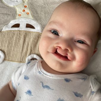 Theo smiling